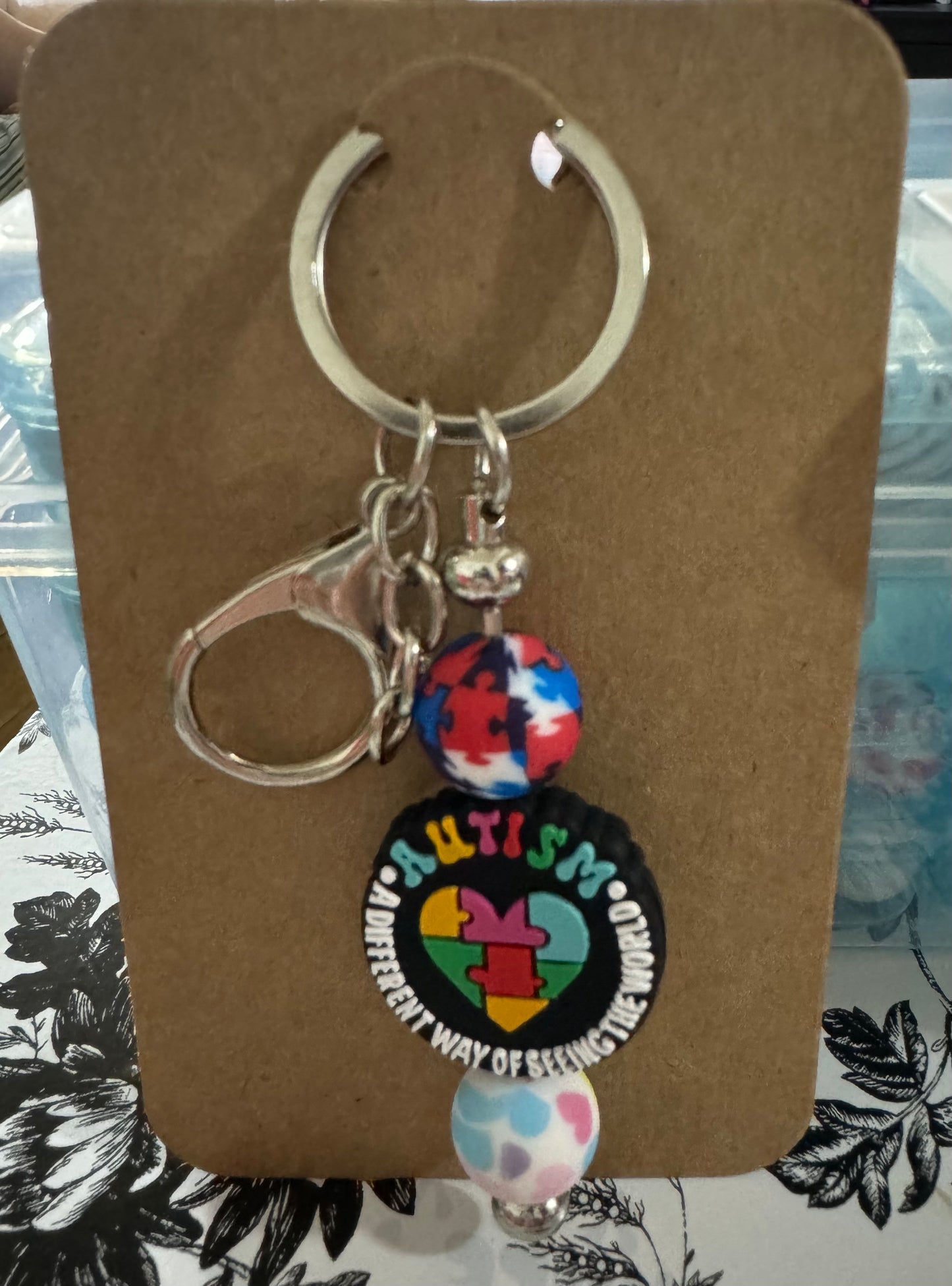 Hand Made Autism keychains