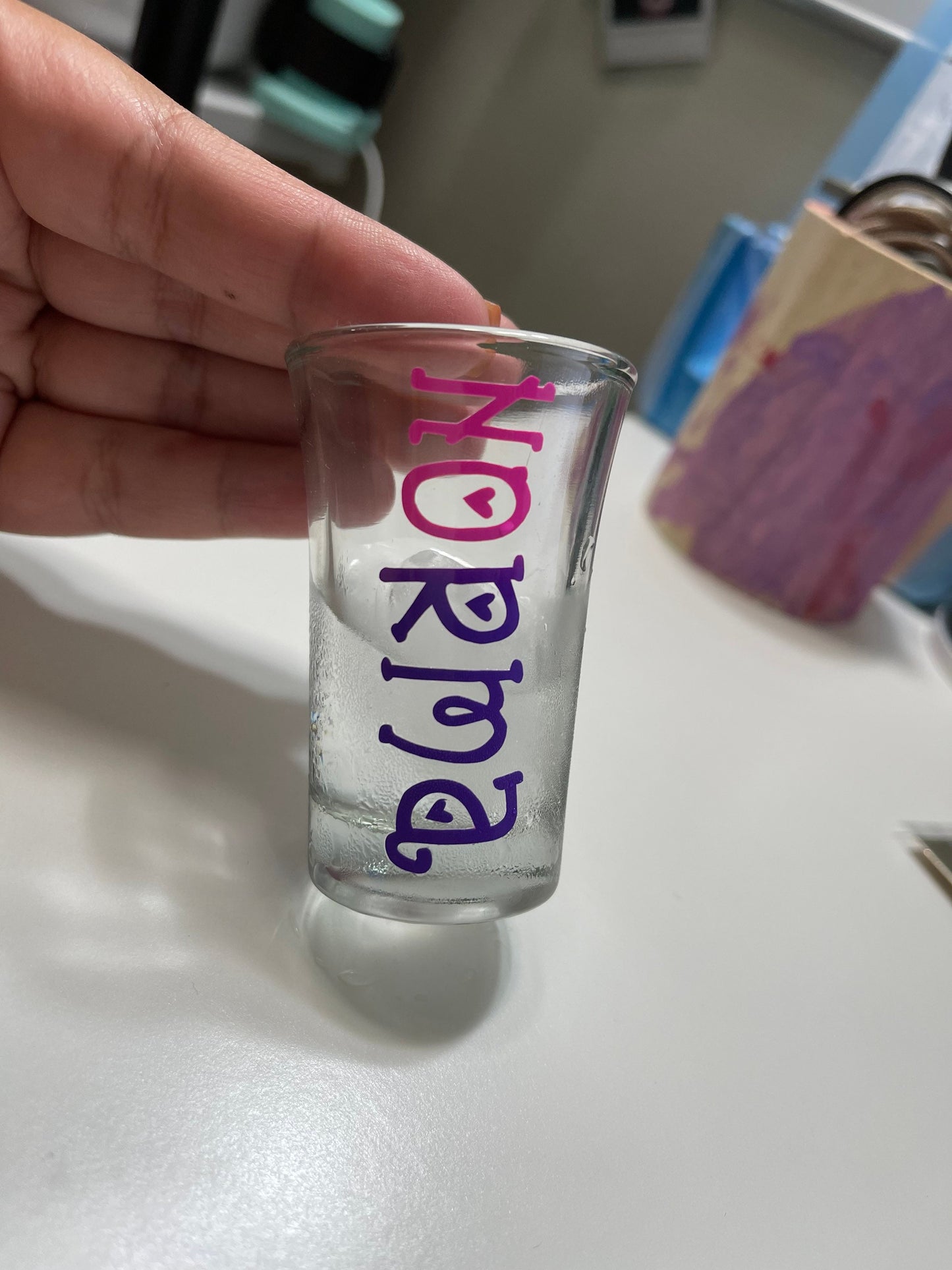 Personalized shot glasses