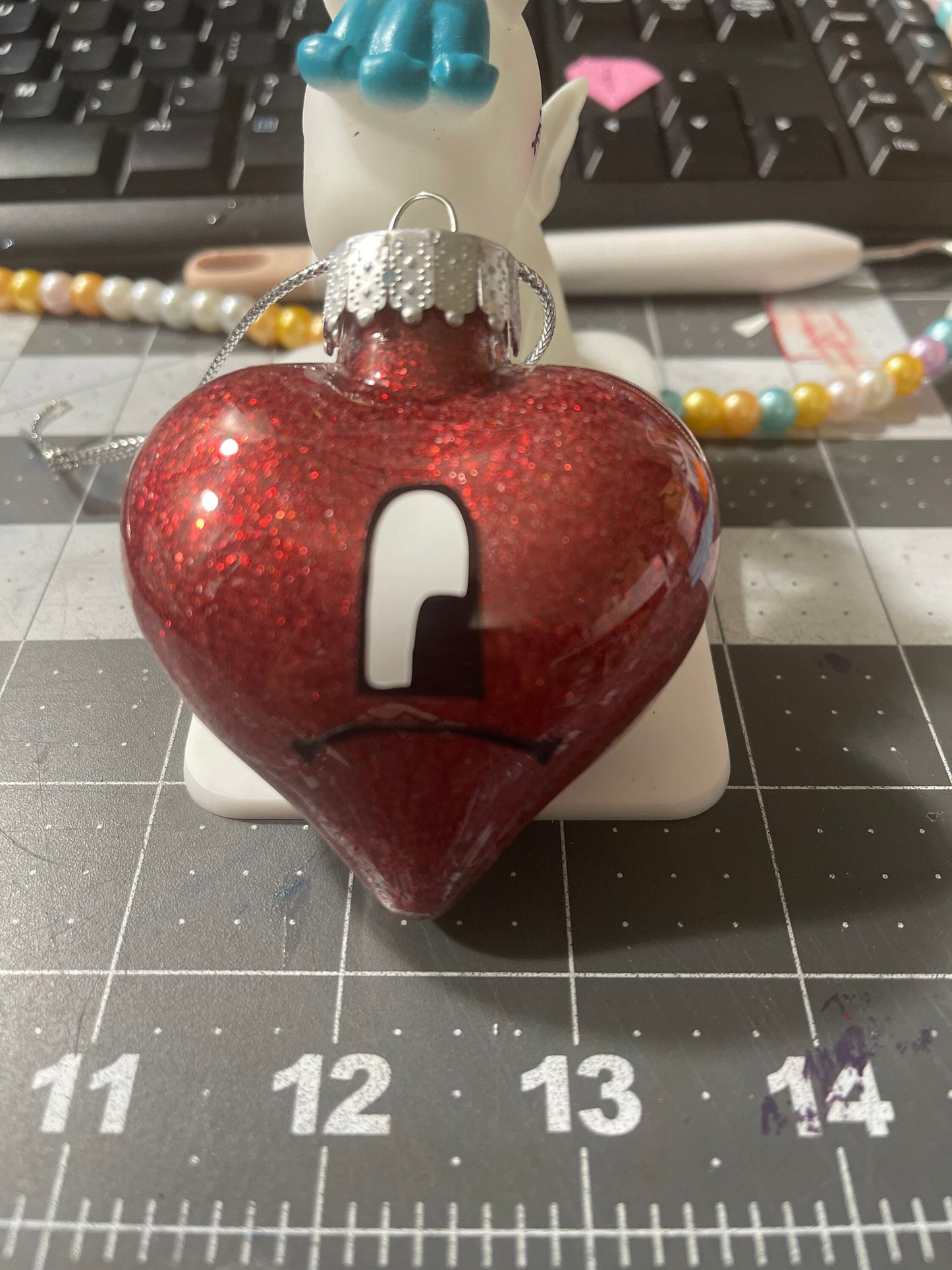 Bad bunny Heart ornament