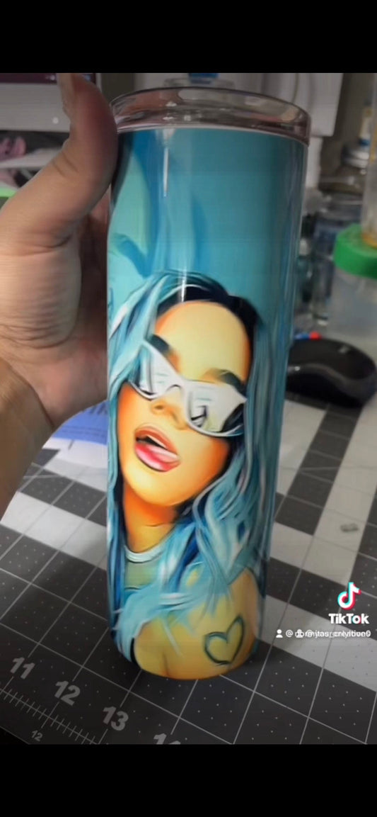 Karol G Personalize Tumbler