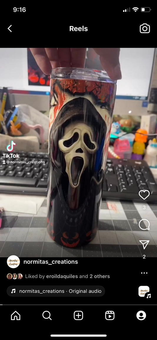 Halloween tumbler